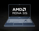 RDNA 3.5 podría estar en uso hasta 2029. En la imagen: Un render que muestra un portátil AMD para juegos. (Fuente de la imagen: AMD - editado)