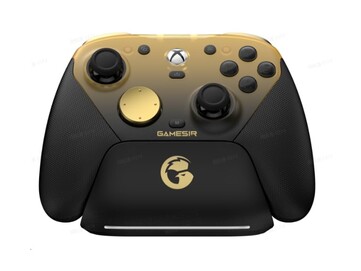 La GameSir G7 Pro Gold Edition del listado de Amazon. (Fuente de la imagen: GameSir vía Amazon)
