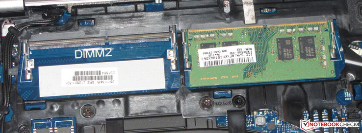 HP utiliza sólo un módulo RAM, lo que perjudica en gran medida el rendimiento de la GPU.