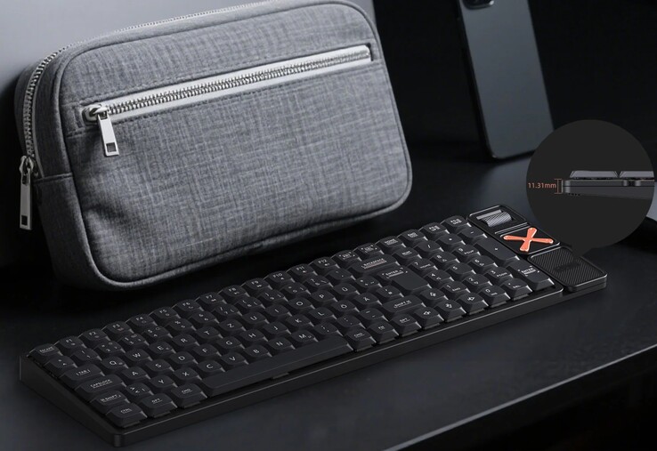 Teclado mecánico inalámbrico Iqunix Magi96 con diseño ISO-DE. (Fuente de la imagen: Iqunix)