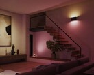 La Philips Hue Dymera tiene fuentes de luz LED controlables de forma independiente en la parte superior e inferior. (Fuente de la imagen: Philips Hue)