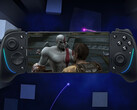 La versión 0.5.4 de ARMSX2 ya está disponible para los probadores. En la imagen: Android teléfono ejecutando God of War II. (Fuente de la imagen: r/playstation, Sony y Razer - editado)