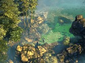 Una imagen en la que aparecen dos personajes de «Shadow Tactics: Blades of the Shogun».