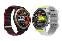 Amazfit Cheetah Pro y Cheetah, de izquierda a derecha. (Fuente de la imagen: Roland Quandt)