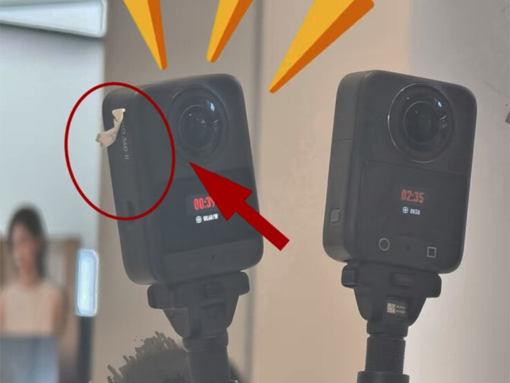El Osmo 360 II y el Osmo 360, de izquierda a derecha.