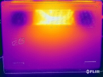 Prueba de resistencia: temperaturas superficiales (abajo)