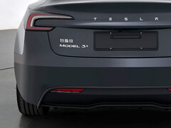 La nueva insignia de la variante Tesla Model 3+. (Fuente de la imagen: MIIT)