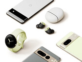 El Pixel Watch junto al Pixel 6a, los Pixel Buds Pro y la serie Pixel 7. (Fuente de la imagen: Google)