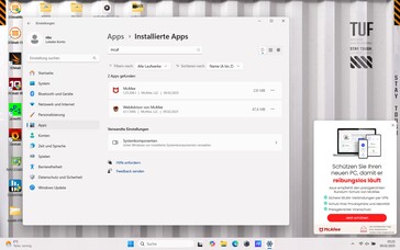 McAfee Webadvisor y Banner
