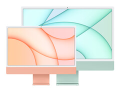 Apple podría lanzar un iMac de silicio Apple mucho más grande en 2025. (Imagen vía Apple con ediciones)