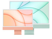 Apple podría lanzar un iMac de silicio Apple mucho más grande en 2025. (Imagen vía Apple con ediciones)