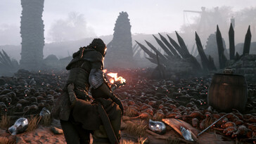 Una imagen que muestra una plaga de ratas en *A Plague Tale: Innocence*.