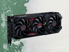 La Radeon RX 9070 GRE es supuestamente una versión recortada de la RX 9070 (PowerColor RX 9070 en la imagen). (Fuente de la imagen: PowerColor, Unsplash, editado) 