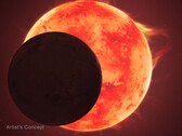 Concepto artístico del planeta TRAPPIST-1 d girando alrededor de su estrella (Fuente de la imagen: NASA, ESA, CSA, Joseph Olmsted y STScI)