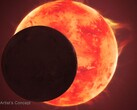 Concepto artístico del planeta TRAPPIST-1 d girando alrededor de su estrella (Fuente de la imagen: NASA, ESA, CSA, Joseph Olmsted y STScI)