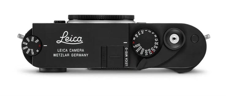 La Leica M10-D tiene un apoyo para el pulgar en forma de la clásica palanca de avance de la película.