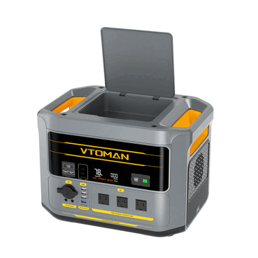 La central eléctrica portátil Vtoman FlashSpeed 2400 tiene un diseño plano