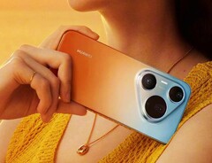 El Huawei Pura 90 Pro Max está disponible con una colorida parte trasera en degradado.