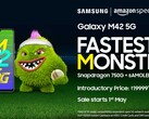 El Galaxy M42 5G ya es oficial. (Fuente: Amazon.in)
