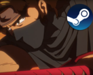 Ninja Gaiden: Ragebound devuelve la serie a sus raíces originales en 2D. En la imagen, una captura de pantalla del tráiler oficial del juego con el logotipo de Steam en la parte superior. (Fuente de la imagen: Steam - Editado)