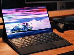 La Super V está impulsada por el Core Ultra X7 358H. En la imagen: la parte frontal de la tableta para juegos. (Fuente de la imagen: OneXPlayer)