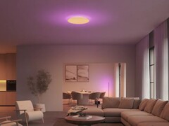 La lámpara de techo Philips Hue Datura tiene dos fuentes de luz. (Fuente de la imagen: Philips Hue)