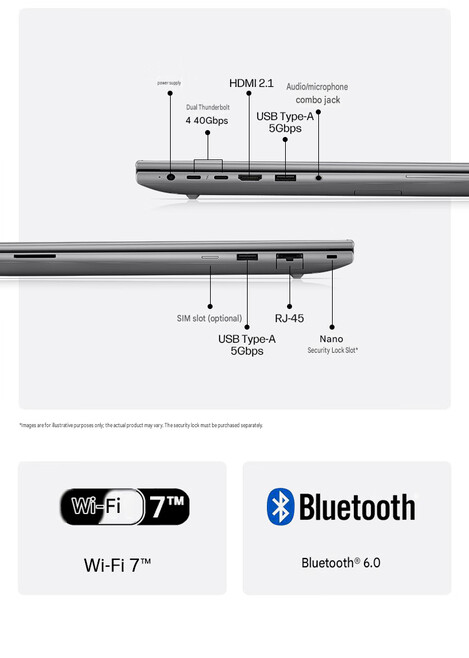 Configuración de los puertos del portátil ZBook X 16 G2ig (traducción automática)