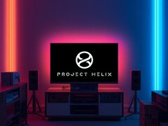 La consola Xbox del Proyecto Helix expuesta en el salón