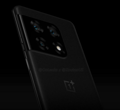 El OnePlus 10 Pro toma un notable ejemplo de diseño de la cámara del Galaxy S21 Ultra. (Imagen: @OnLeaks/Zouton)