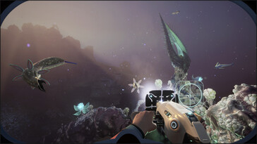 En la imagen: Una captura de pantalla del juego Subnautica 2.