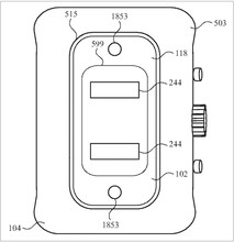 Apple Reloj con cámara. (Fuente de la imagen: USPTO)