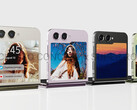 Una imagen conceptual del Galaxy Z Flip5 con su rumoreada cubierta más grande. (Fuente de la imagen: @technizoconcept &amp; @RoderSuper)