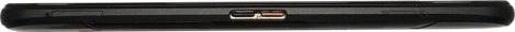 Lado izquierdo: Ranura para tarjeta SIM, puerto de combinación USB tipo C