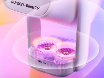 El proyector Aurzen Eazze D1R Air viene con altavoces Dolby Audio duales de 5W.
