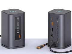 El Baseus Spacemate es un dock USB-C con once puertos. (Fuente de la imagen: Baseus)