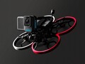 La GoPro Hero 10 Black Bones es lo suficientemente ligera como para ser transportada por un dron FPV. (Fuente de la imagen: GoPro)