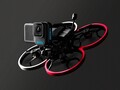 La GoPro Hero 10 Black Bones es lo suficientemente ligera como para ser transportada por un dron FPV. (Fuente de la imagen: GoPro)