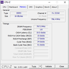 Memoria CPU-Z