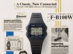 Los nuevos relojes F-B100W de Casio, equipados con Bluetooth, ya están a la venta.