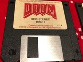 Disquete de instalación original de Doom 1.9 (Fuente: Etsy UK)