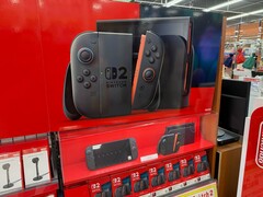 Expositor de venta de Nintendo Switch 2 (Fuente de la imagen: cuenta Nintendeal X)