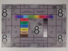 Sony Xperia 1 VII: Prueba de nitidez