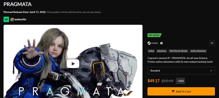 Pragmata cotiza con descuento.