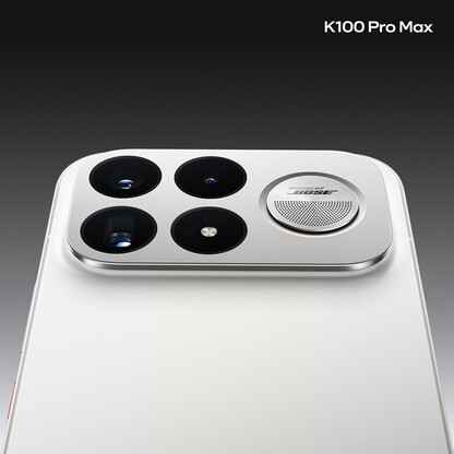 El K100 Pro Max en «Blanco Dorado»