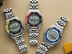 Desde la izquierda: Seiko SMGG17 (amarillo/negro), SMGG19 (rojo/negro) y SMGG21 (azul/plateado).