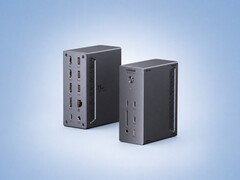 La estación de acoplamiento Ugreen USB-C DisplayLink admite cuatro pantallas en macOS y Windows.