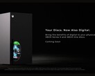 Un cartel que destaca la iniciativa «Xbox Disc to Digital»