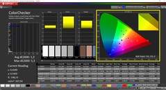 CalMAN ColorChecker (espacio de color de destino P3)