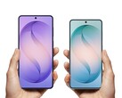 En términos de tamaño de pantalla, el Galaxy S27 Pro debería situarse perfectamente entre el Galaxy S26 Plus (izquierda) y el Galaxy S26 (derecha) aquí fotografiados.