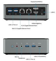El Minisforum EliteMini HM80 ofrece amplias opciones de conectividad